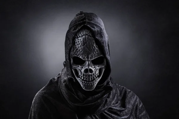 Grim Reaper Dark Misty Background — Stock Photo, Image