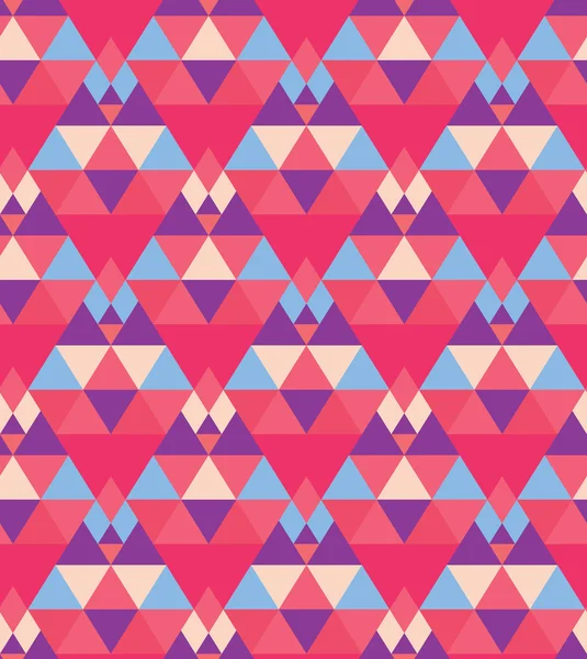 Pattern of triangles and rhombuses. — Wektor stockowy