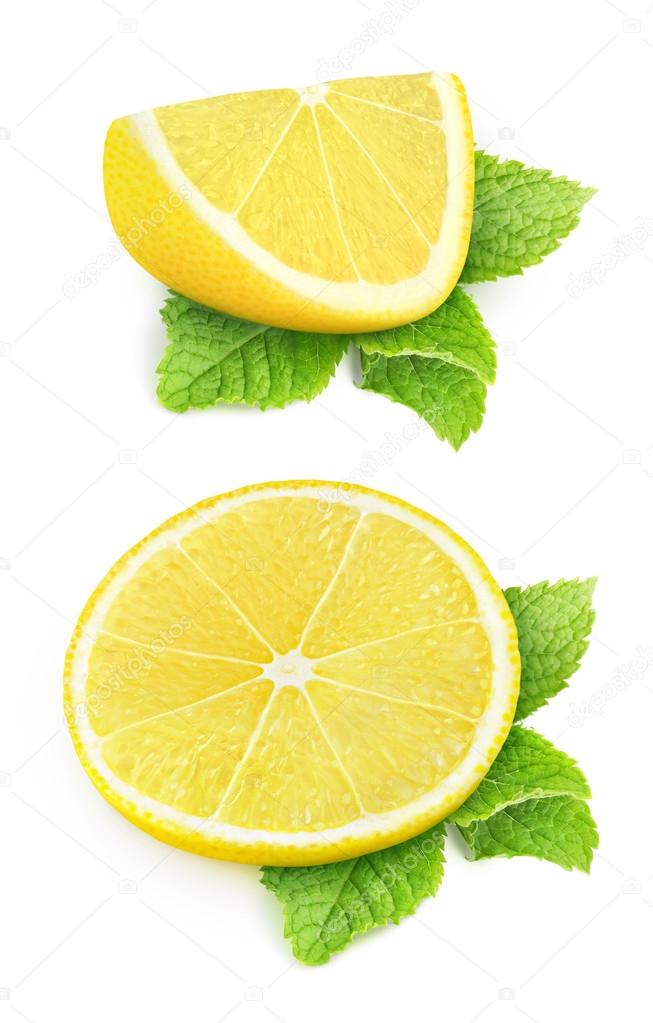 Pieces of lemon