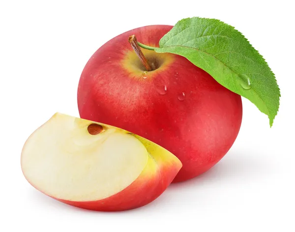 Roter Apfel — Stockfoto