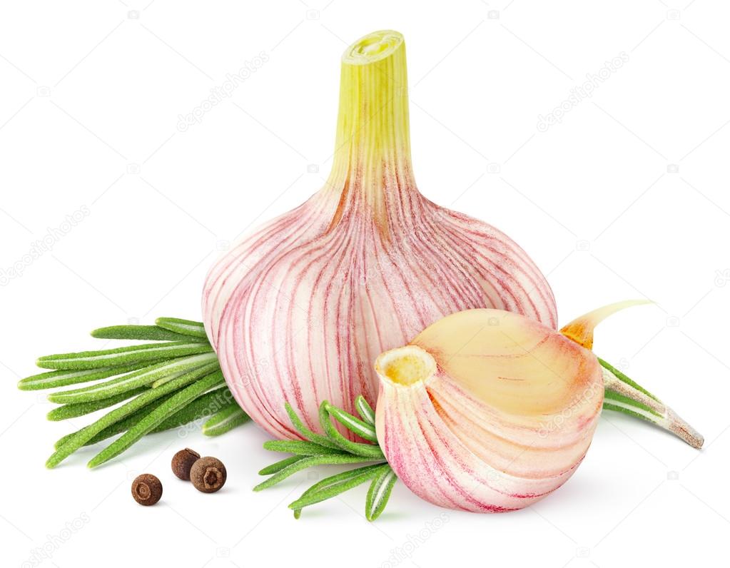 Garlic and rosemary
