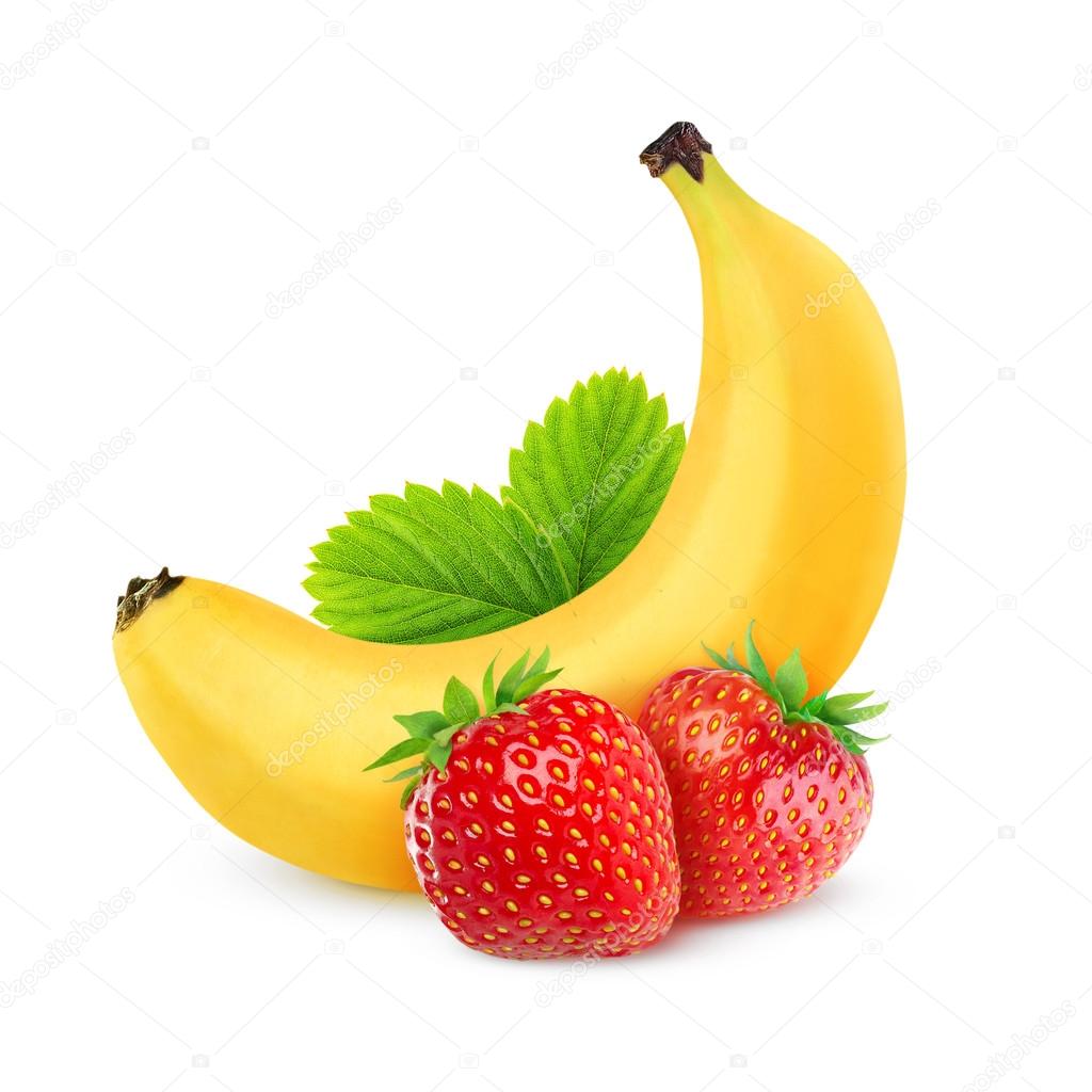Strawberries and banana