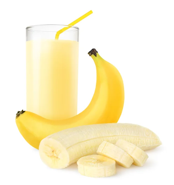 Batido de banana — Fotografia de Stock