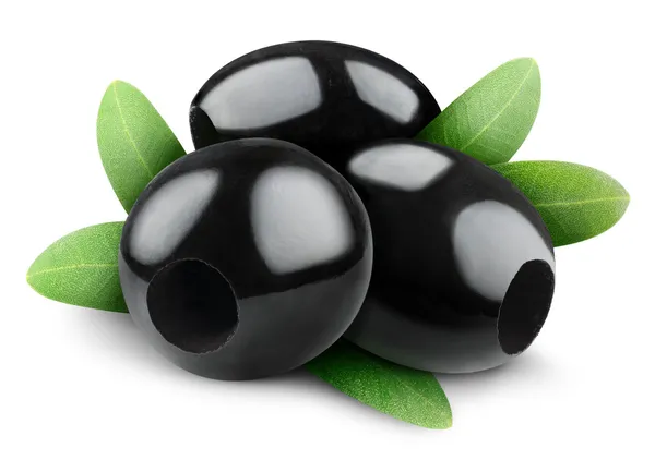 Ontpit zwarte olijven — Stockfoto