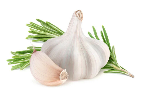 Garlic and rosemary — Stock Photo, Image
