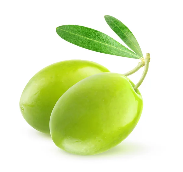 Azeitonas verdes — Fotografia de Stock