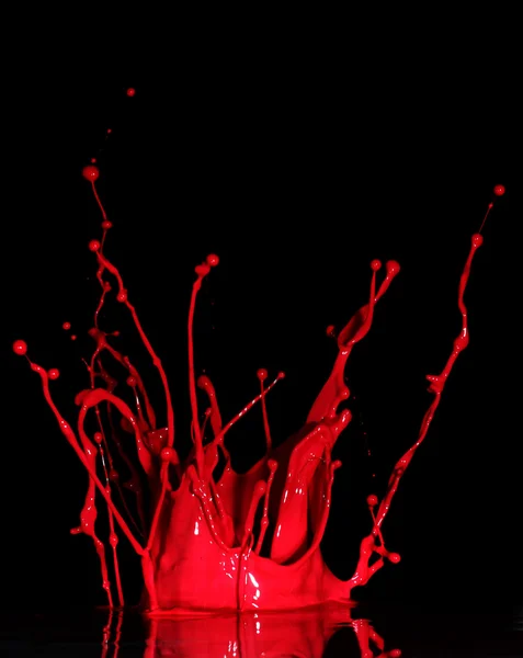 Red paint splash — Stock Photo, Image