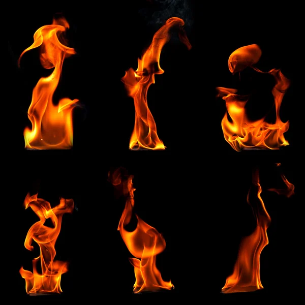 Feuerflammen — Stockfoto