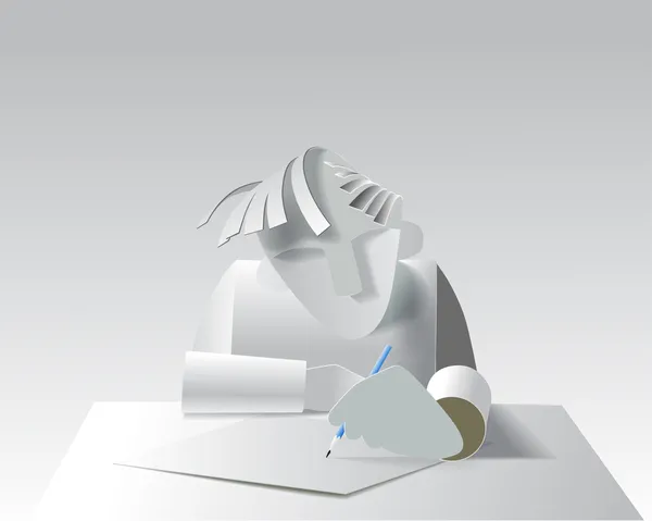 Kağıt model sanatçı