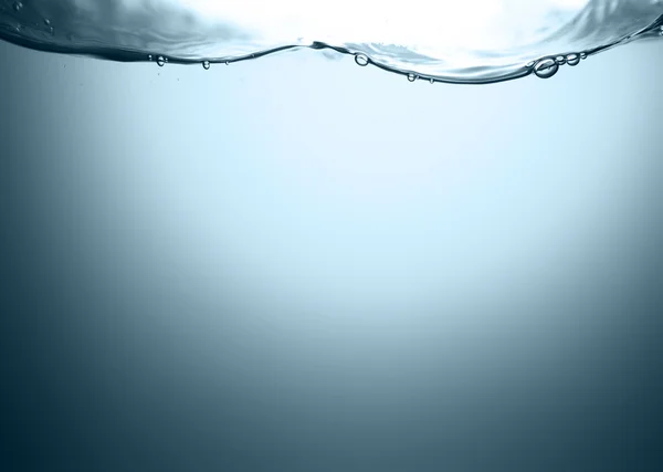 Бульбашки повітря у воді . — стокове фото