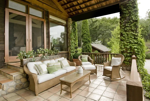 Beautiful front porch — Stock Image Beautiful front porch Stock Image