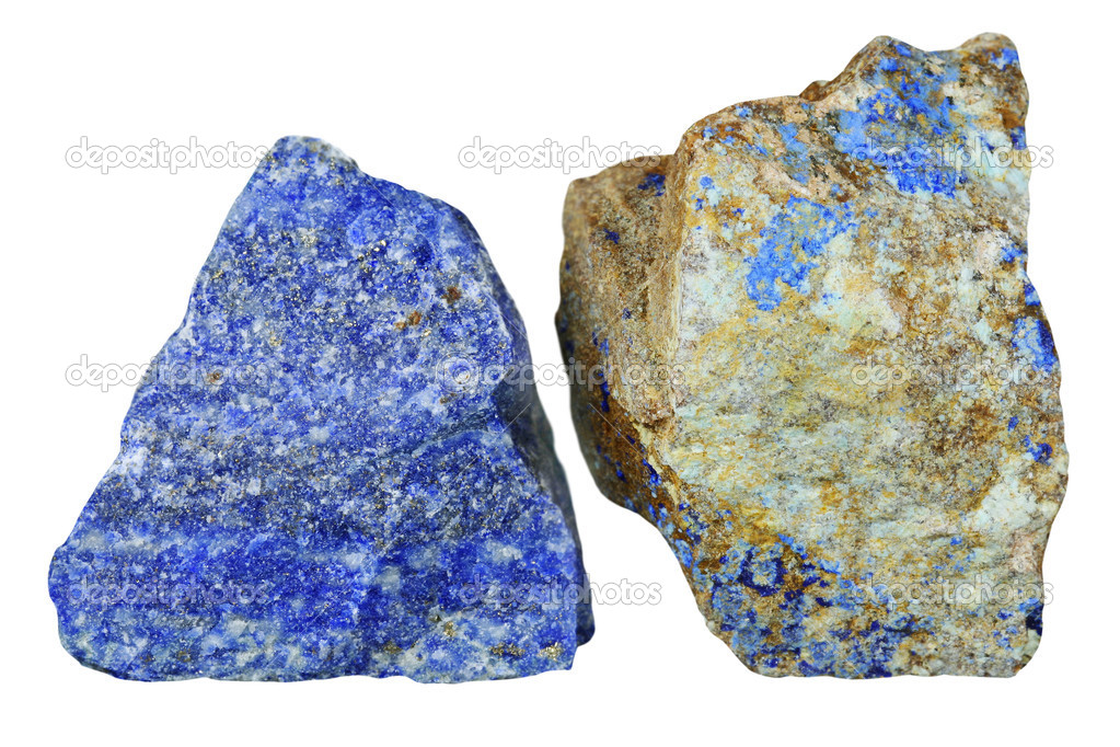 Mineral lazurite and azurite