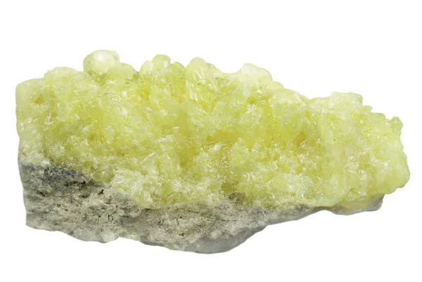 Azufre nativo mineral —  Fotos de Stock