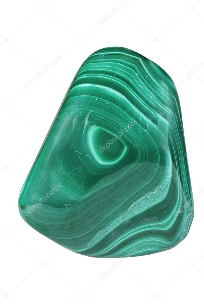 Green mineral malachite