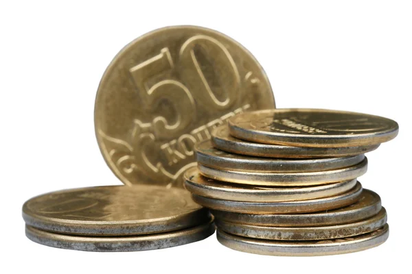 Pequeño grupo de monedas — Foto de Stock