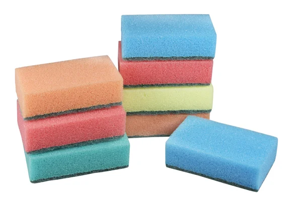 Sponge set for ware washing — Stock Photo, Image