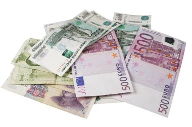farklı ülkelerin banknotlar
