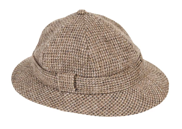 Houndstooth Pith Hat — Stock Photo, Image