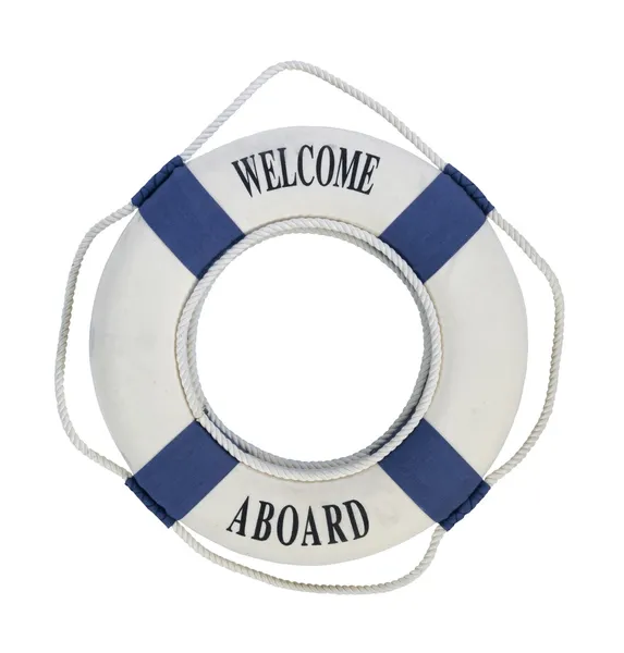 Bem-vindo a bordo Life Preserver Imagens De Bancos De Imagens Sem Royalties