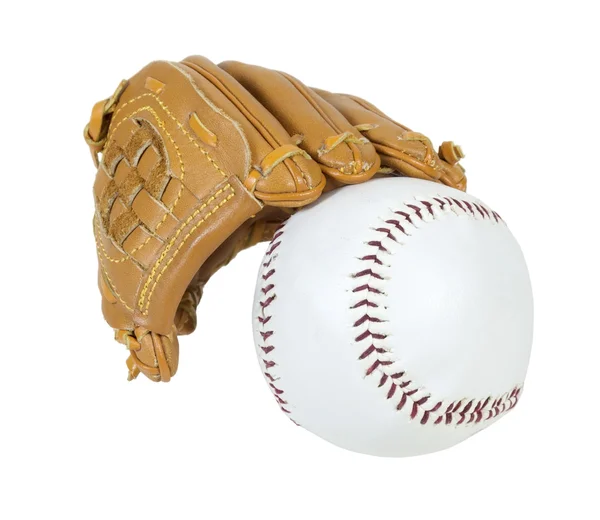 Baseballhandschuh und Ball — Stockfoto