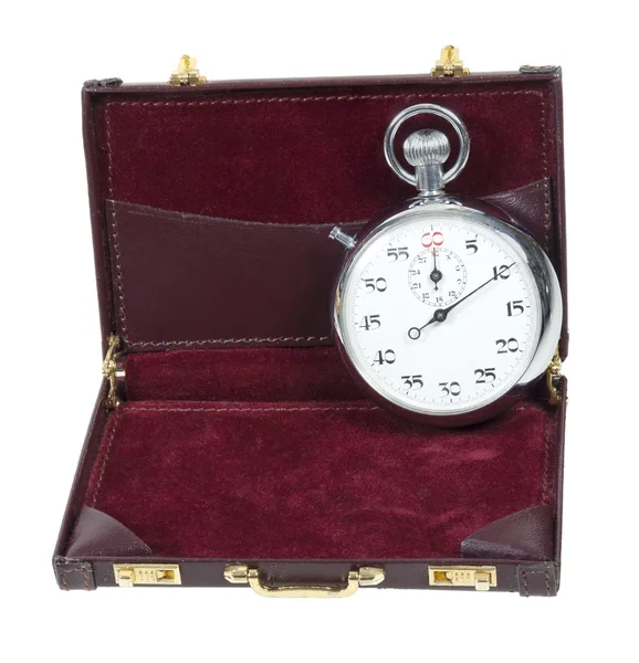 Cronometro in valigetta — Foto Stock
