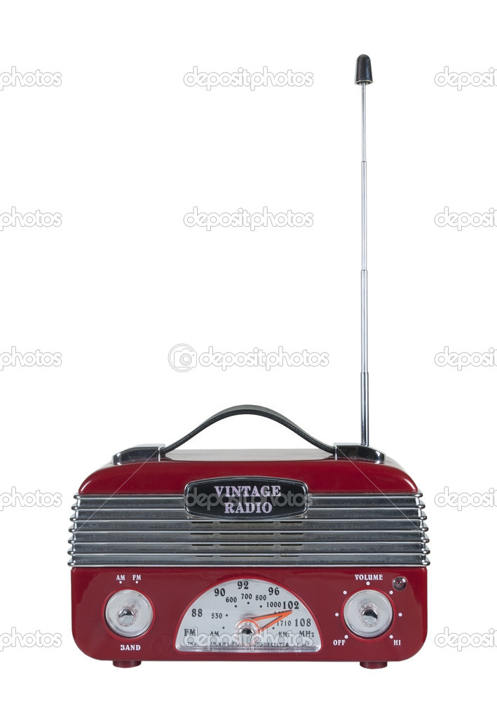 Red Vintage Radio