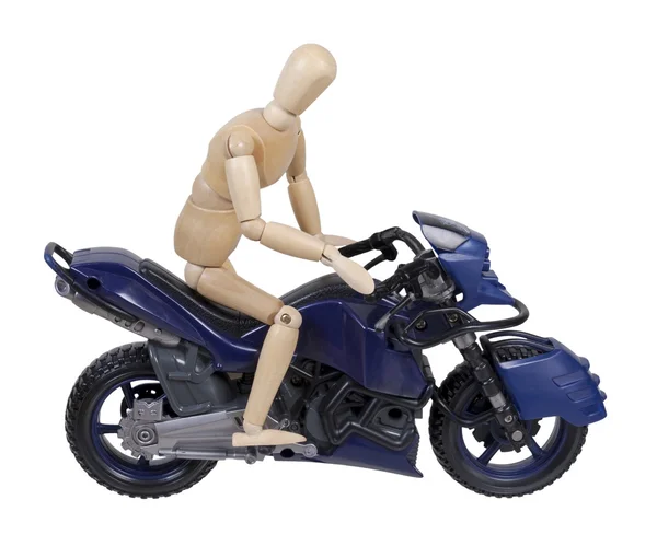 Riding a Motorcycle — Stock Photo, Image