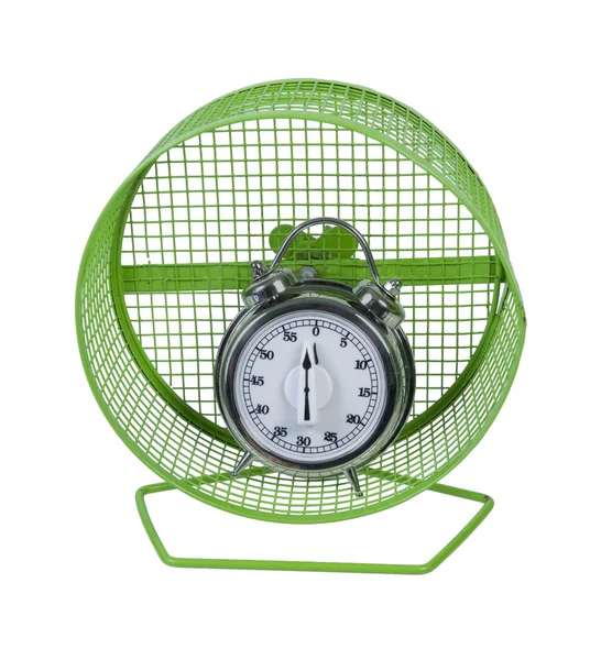 Timer in an Exercise Wheel — Stock Photo, Image