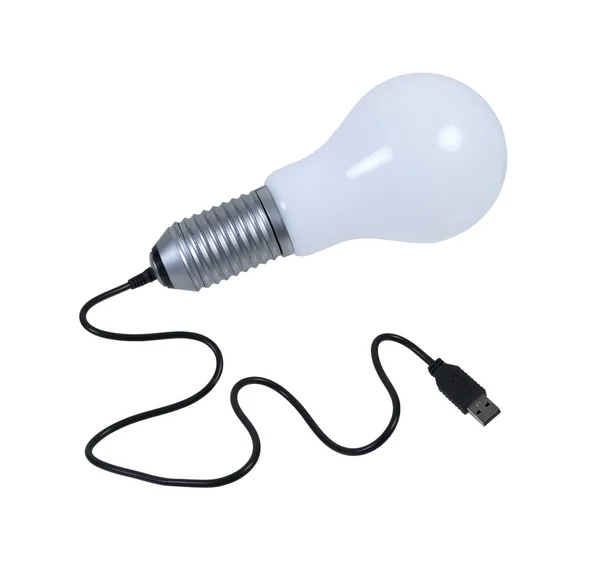 USB Light Bulb — Stock Photo, Image