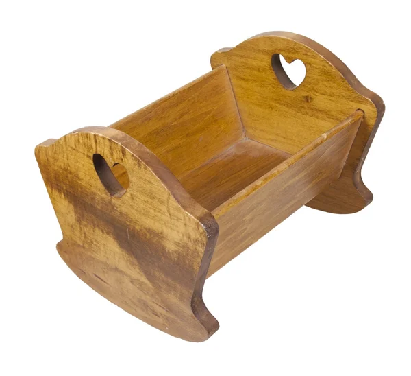Wooden Baby Cradle — Stock Photo, Image