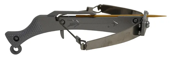 Shooting Silver Crossbow — Stock Photo, Image