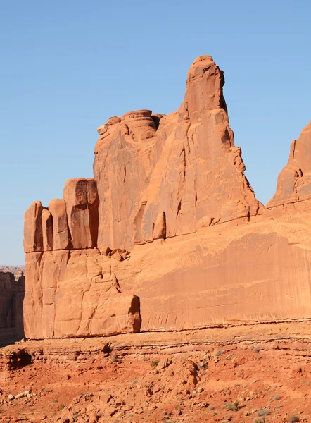 Park Avenue Rock dannelse i Arches National Park - Stock-foto