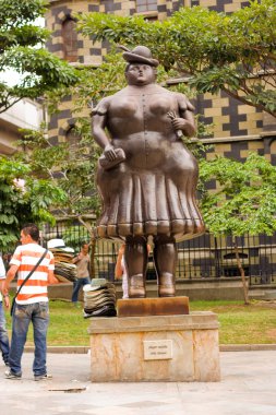 Botero statue clipart