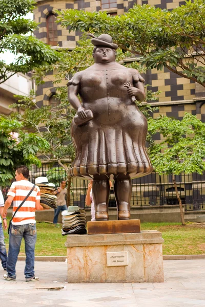 Статуя Ботеро — стоковое фото
