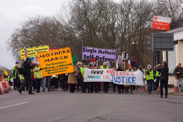 Tottenham cuts march, London. — Stock Photo, Image