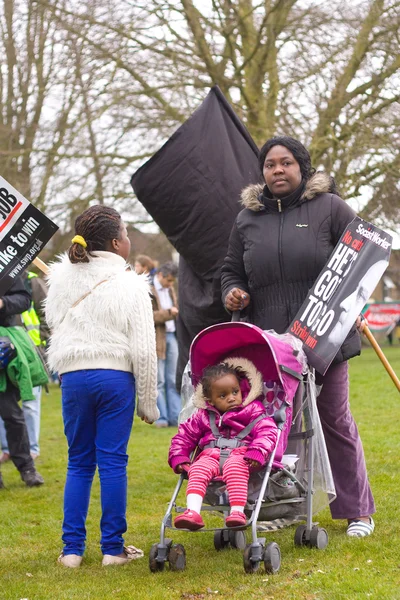 Tottenham march — Stock Photo, Image