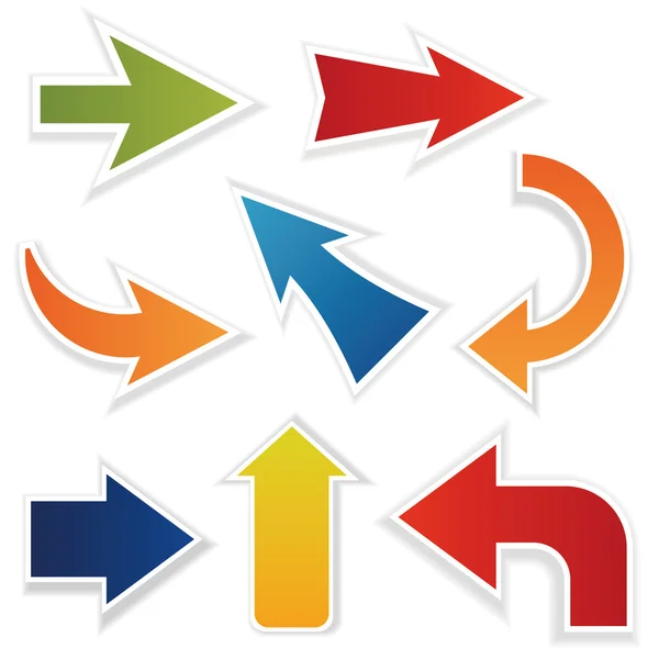 Flechas vectoriales — Archivo Imágenes Vectoriales