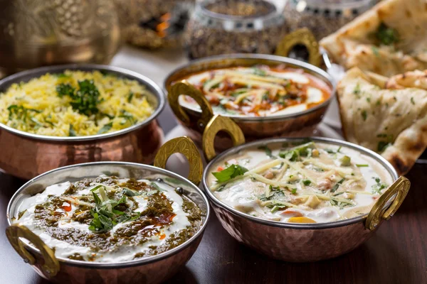 Indické jídlo — Stock fotografie