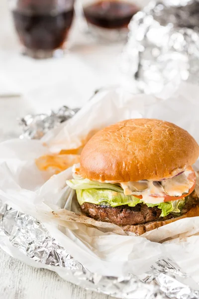 Fresh burger — Stock Photo, Image