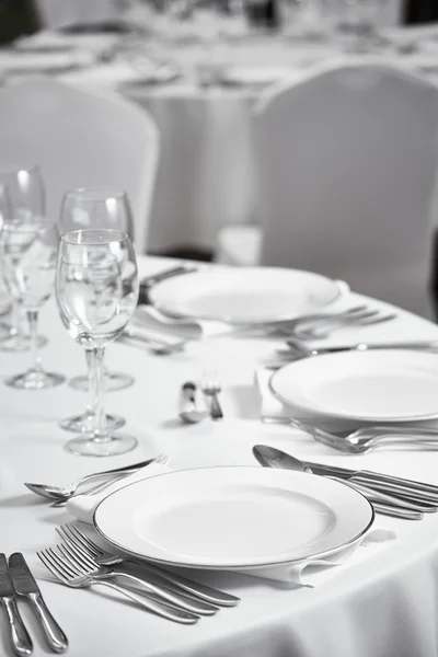 Restaurant table setout — Stock Photo, Image