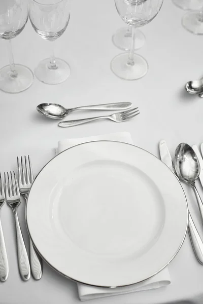 Restaurang tabell anges — Stockfoto