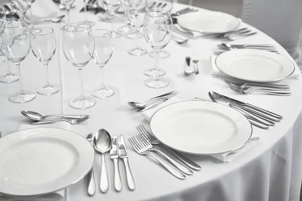 Restaurant table setout — Stock Photo, Image