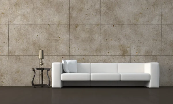 Urbanes Interieur mit Sofa — Stockfoto