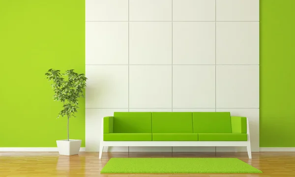 Urban interior with sofa — Stock Photo, Image