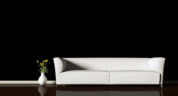 Urbanes Interieur mit Sofa — Stockfoto