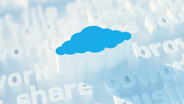 Cloud computing — Stock Photo, Image