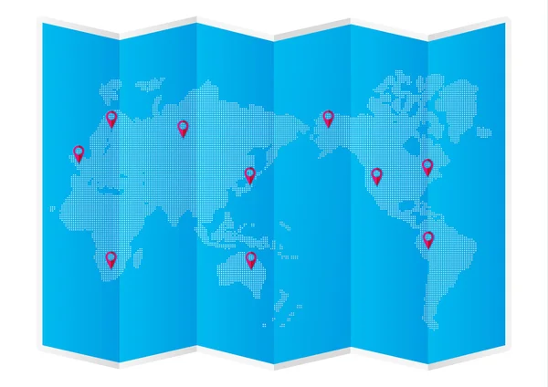 世界地图 — 图库矢量图片