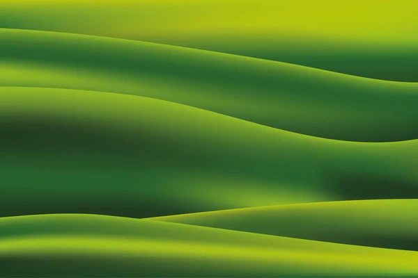 Green landscape vector background — Stock Vector