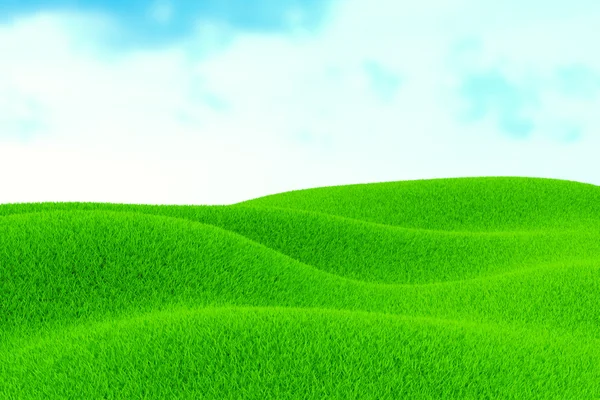 Colina verde — Fotografia de Stock
