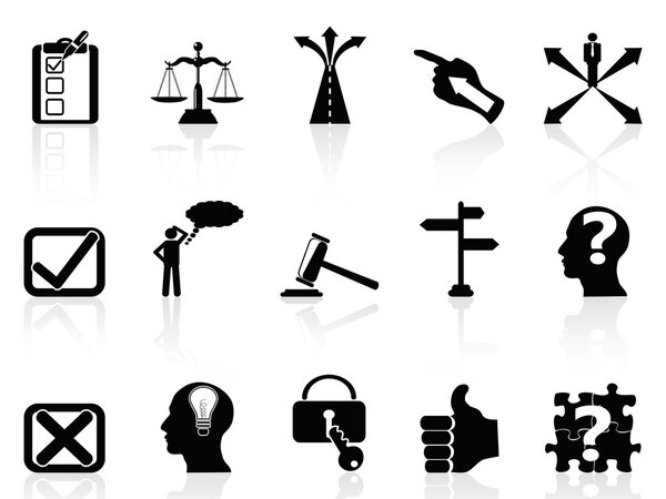 Значки жизненных решений
